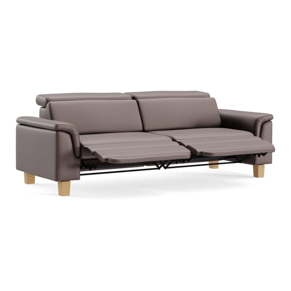 Viviana Klassisch 3-Sitzer Braun